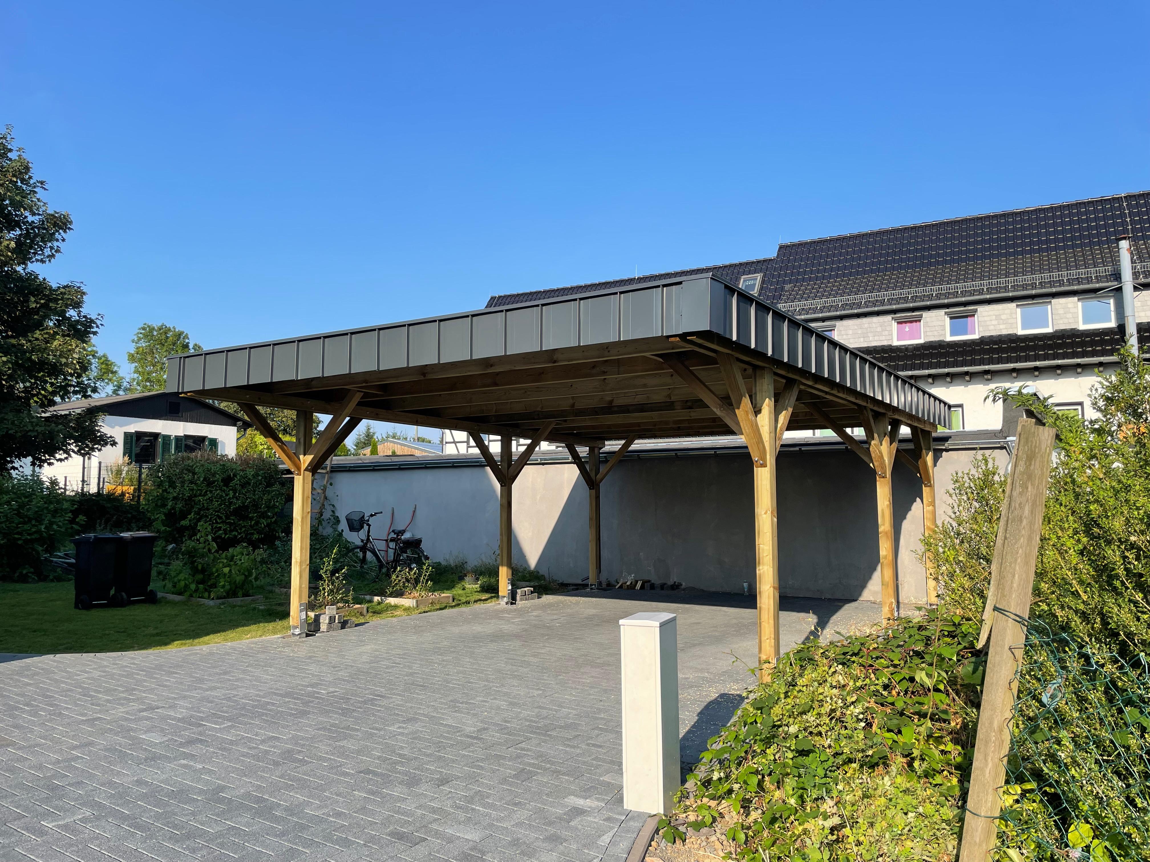 Hockenheim Doppelcarport lange Ausführung