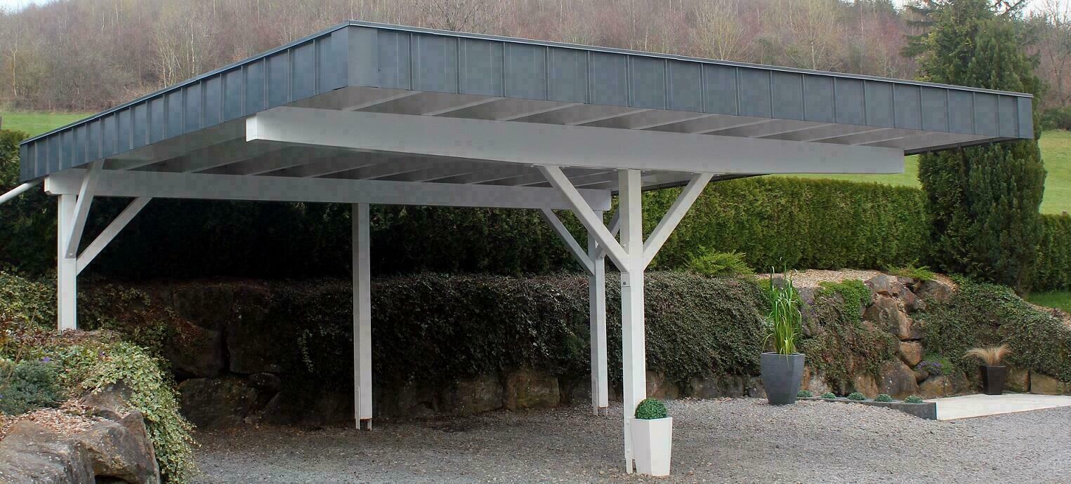 Abu Dhabi, normale Ausführung, weiß, mit Attikablende