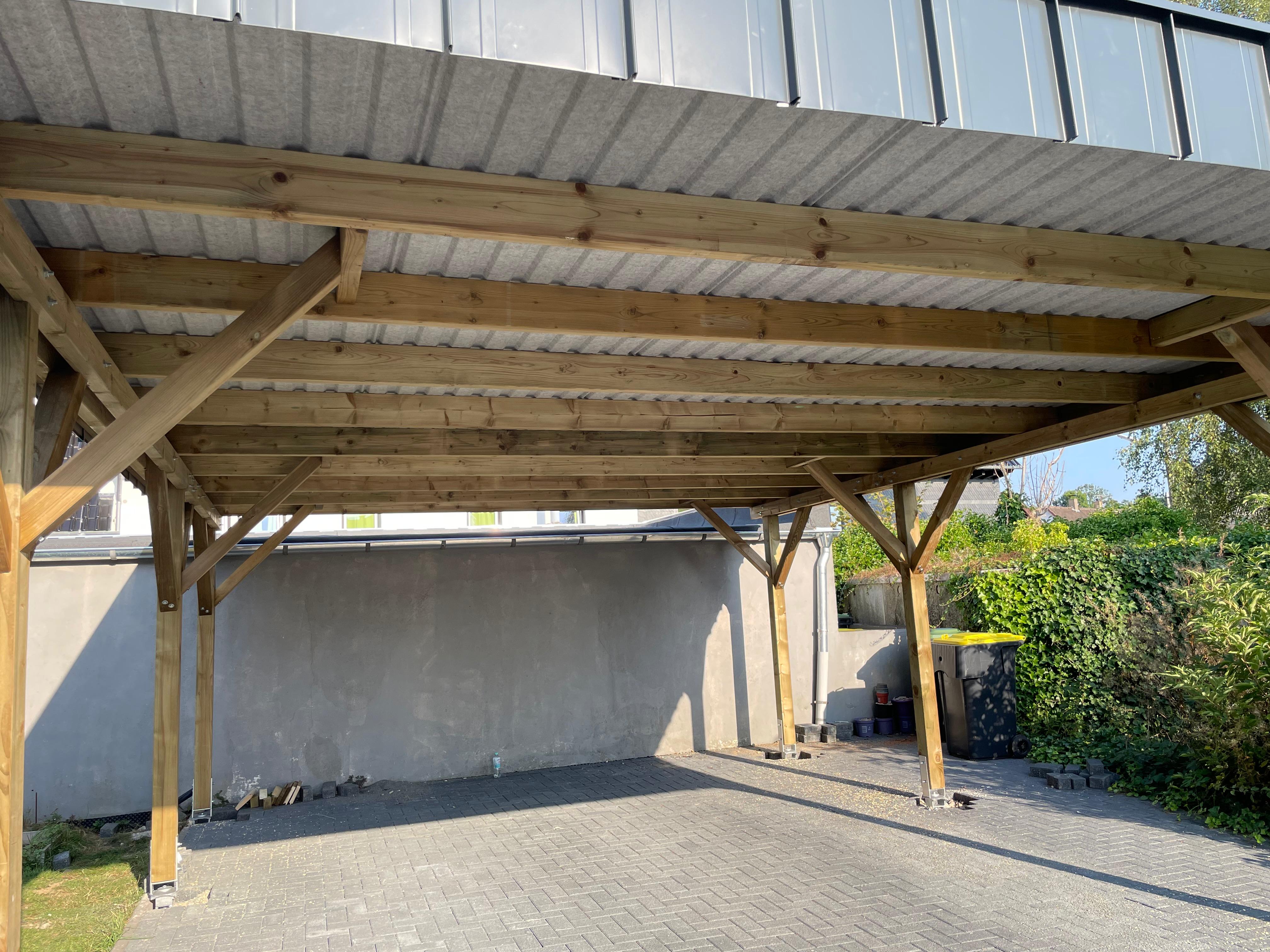 Angebot des Monats: Hockenheim Doppelcarport lange Ausführung inkl. Abstellraum