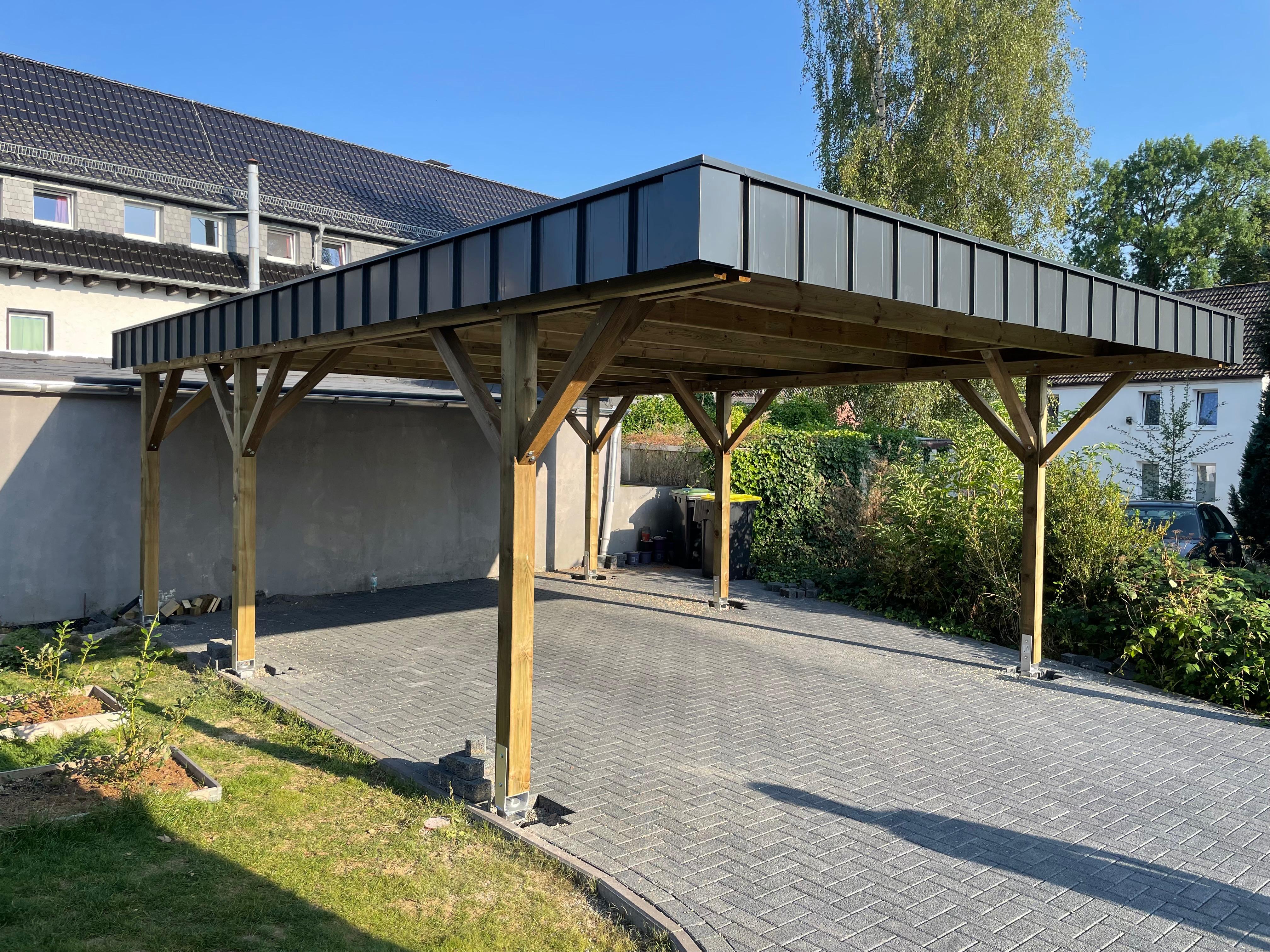 Angebot des Monats: Hockenheim Doppelcarport lange Ausführung inkl. Abstellraum