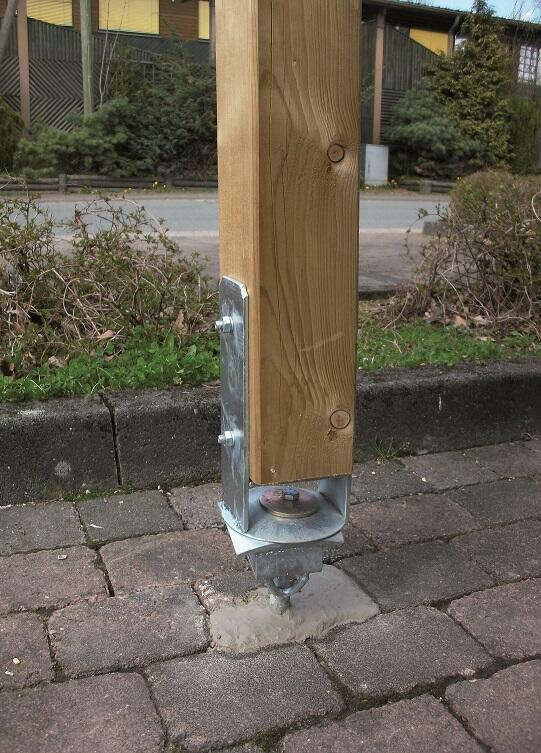 Doppelcarport auf Erdankerschauben ohne Beton